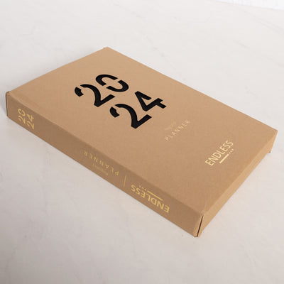 Endless Black 2024 Daily Planner packaging