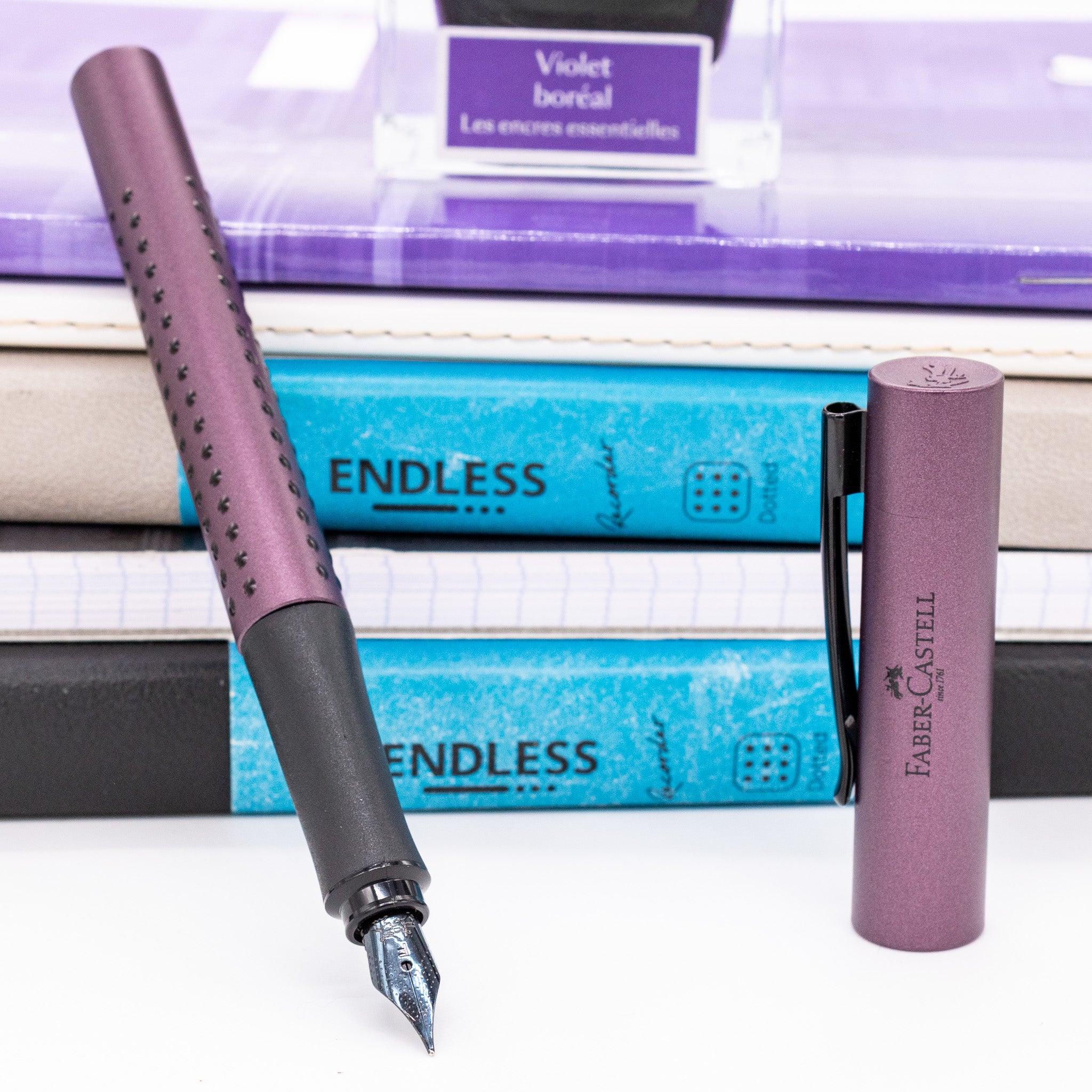 FaberCastell Grip Fountain Pen Berry Truphae