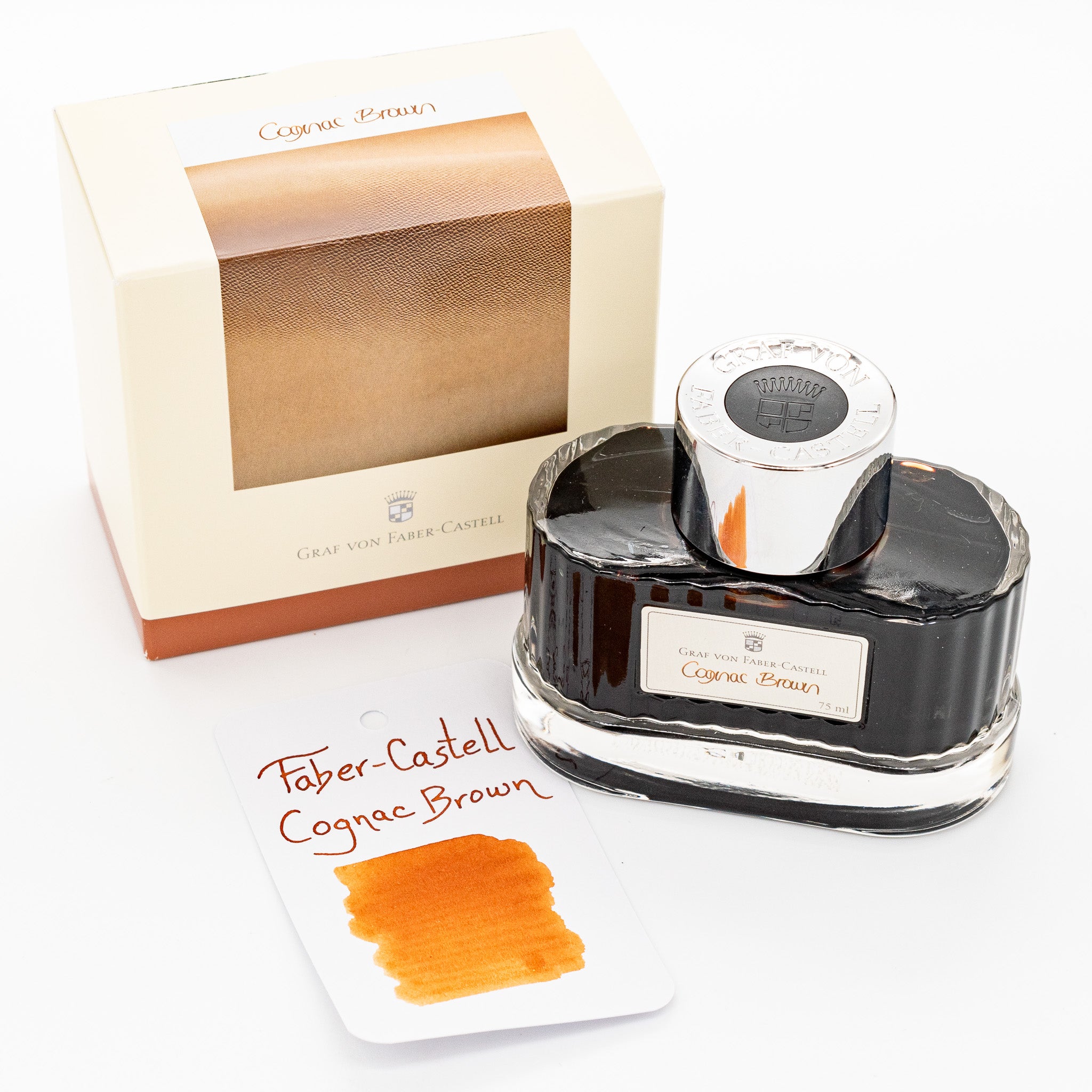Graf von Faber-Castell Ink Bottle Cognac Brown