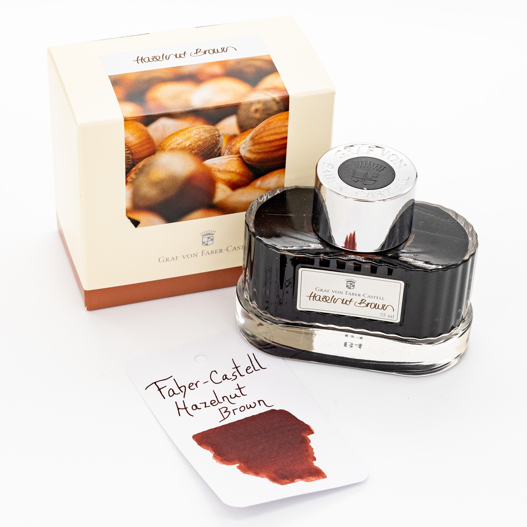 Hazelnut Brown Faber Castell Ink Bottle Graf Von Faber-Castell Ink