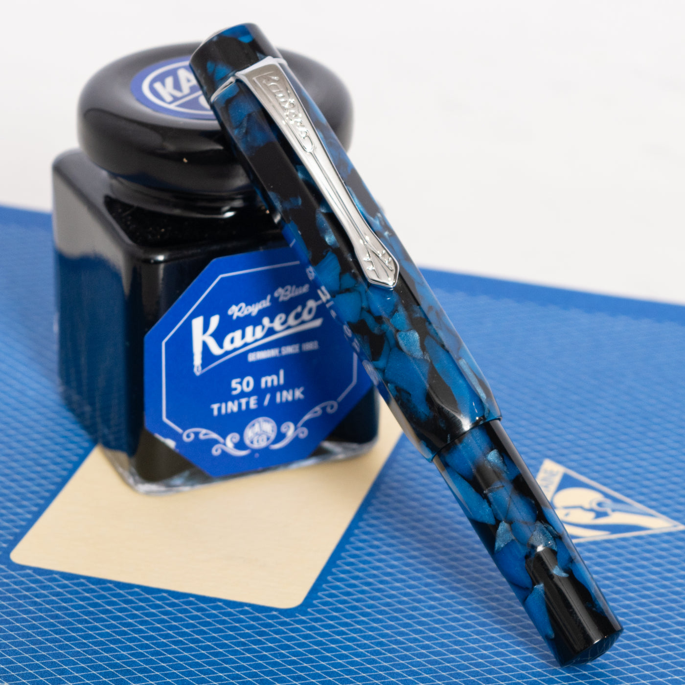 Kaweco Art Sport Special Edition Pebble Blue Fountain Pen Capped
