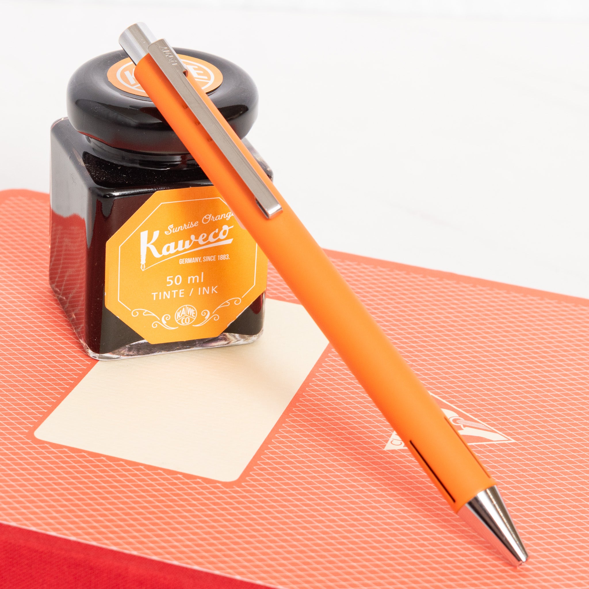 LAMY Econ Apricot Matte Ballpoint Pen | Truphae