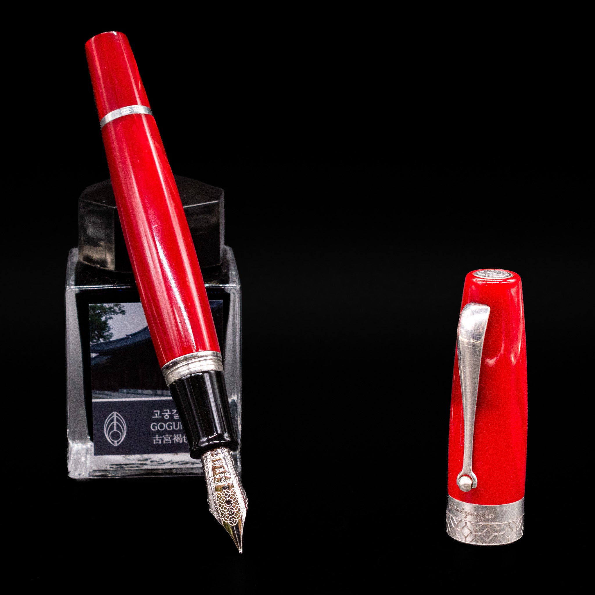 Montegrappa Miya 450 Red Celluloid Fountain Pen – Truphae