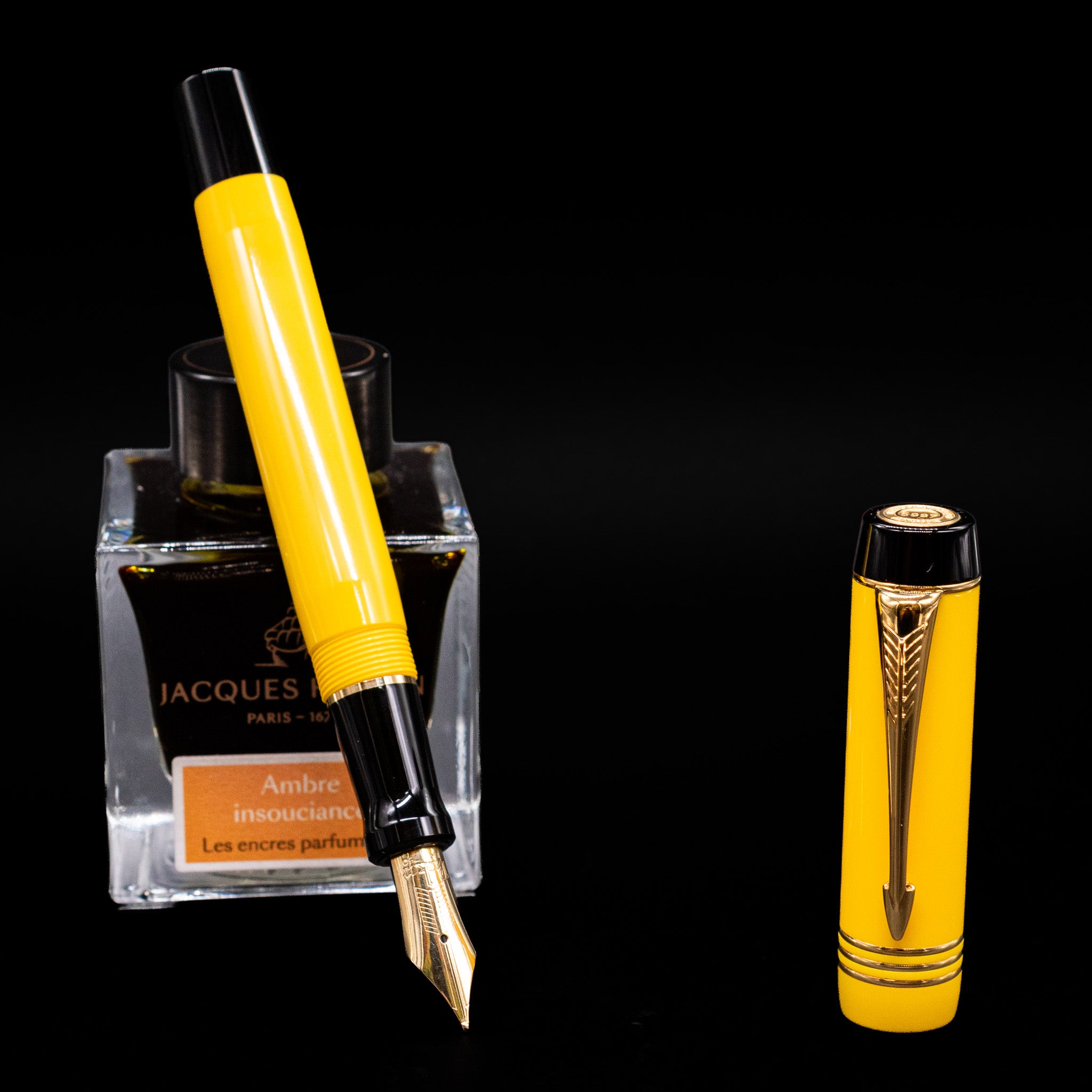 Parker Duofold Centennial Mandarin Yellow Limited Edition Fountain