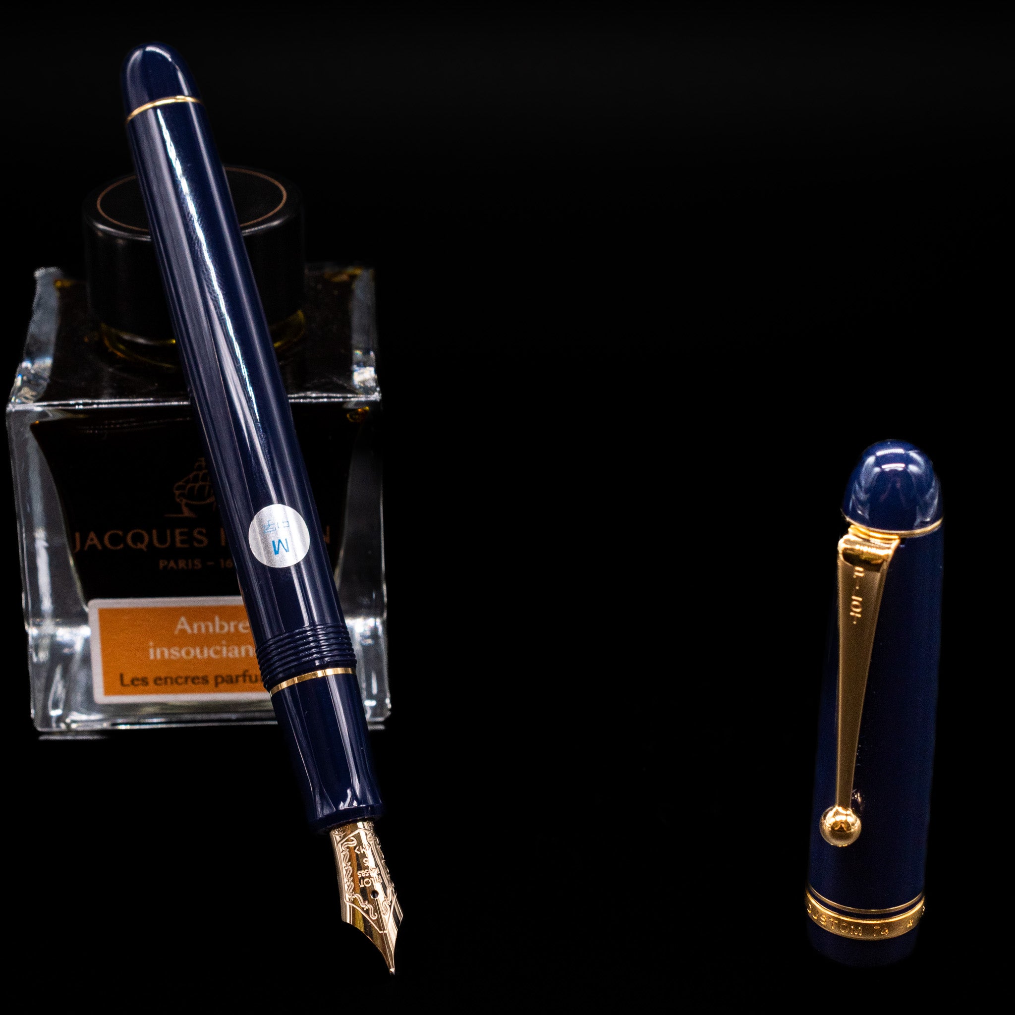 Pilot Custom 74 Dark Blue Fountain Pen - Preowned – Truphae