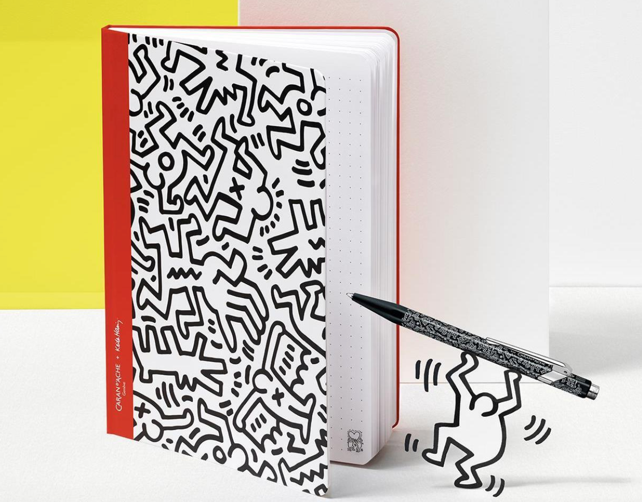 Caran d'Ache Keith Haring A5 Dot Notebook design