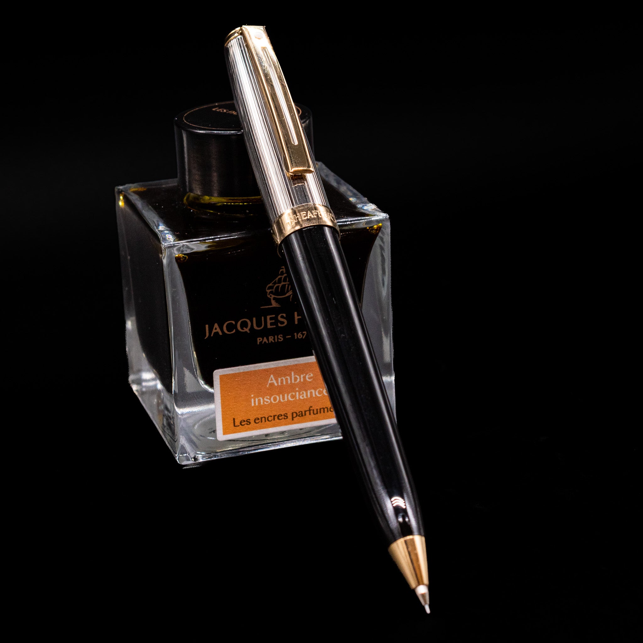 【BlackPearl・Schaft】 Sheaffer Prelude 337 Mechanical Pencil - Black Barrel Palladium