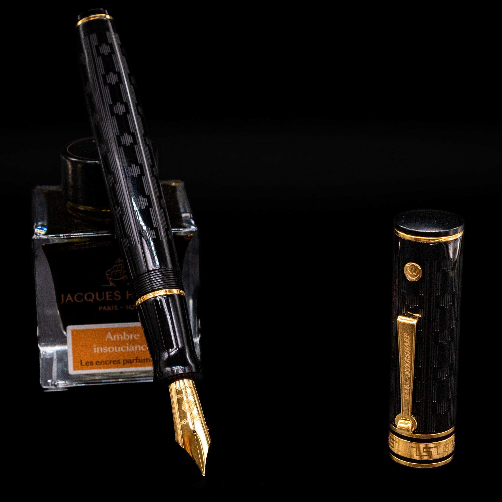 Wahl Eversharp Decoband Ebonite Chased - Gatsby Black – Truphae