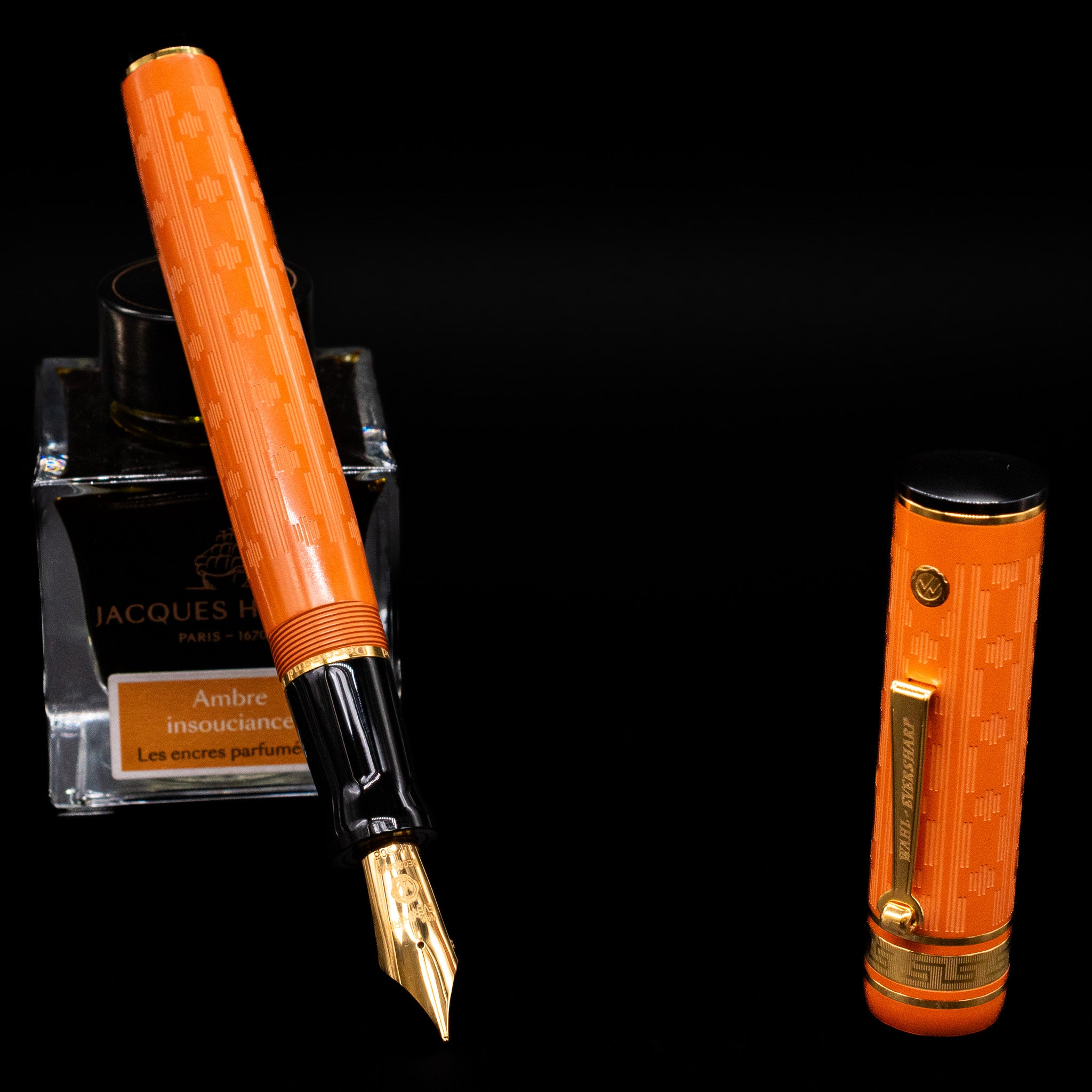 eversharp デコバンドもどき　万年筆 Wahl Eversharp Decoband Gatsby Orange Fountain Pen – Truphae