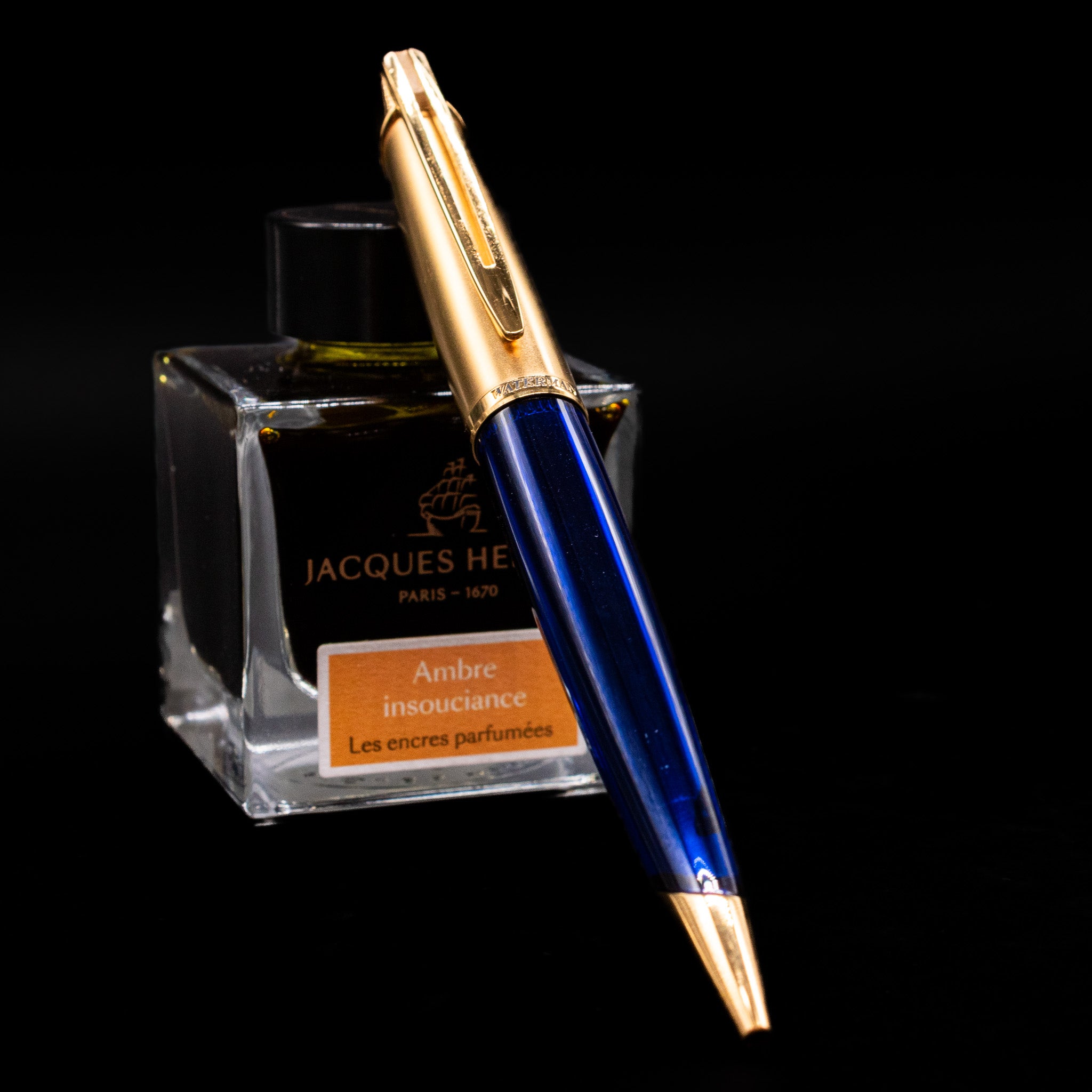 Waterman Edson Sapphire Blue Ballpoint Pen – Truphae