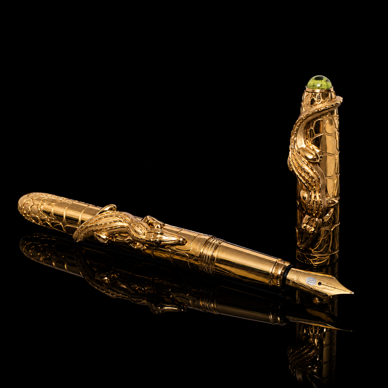 Cartier 万年筆【Limited edition 】 Cartier Crocodiles de Cartier Limited Edition Fountain Pen – Truphae