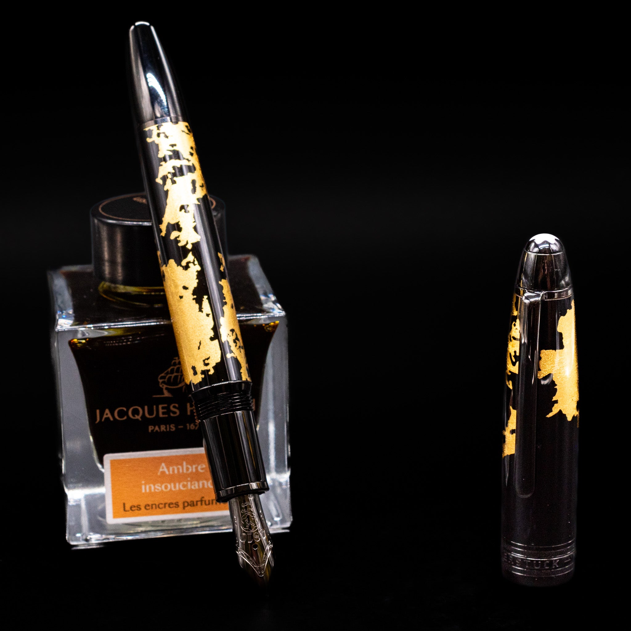 Montblanc 146 Calligraphy Gold Leaf Fountain Pen – Preowned – Truphae