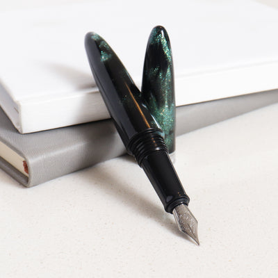 Minima Mystical Green Silver Fountain Pen