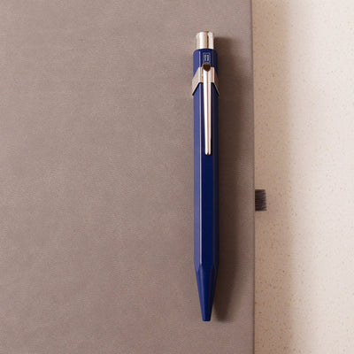 Caran D'Ache 849 Metal Blue Rollerball Pen