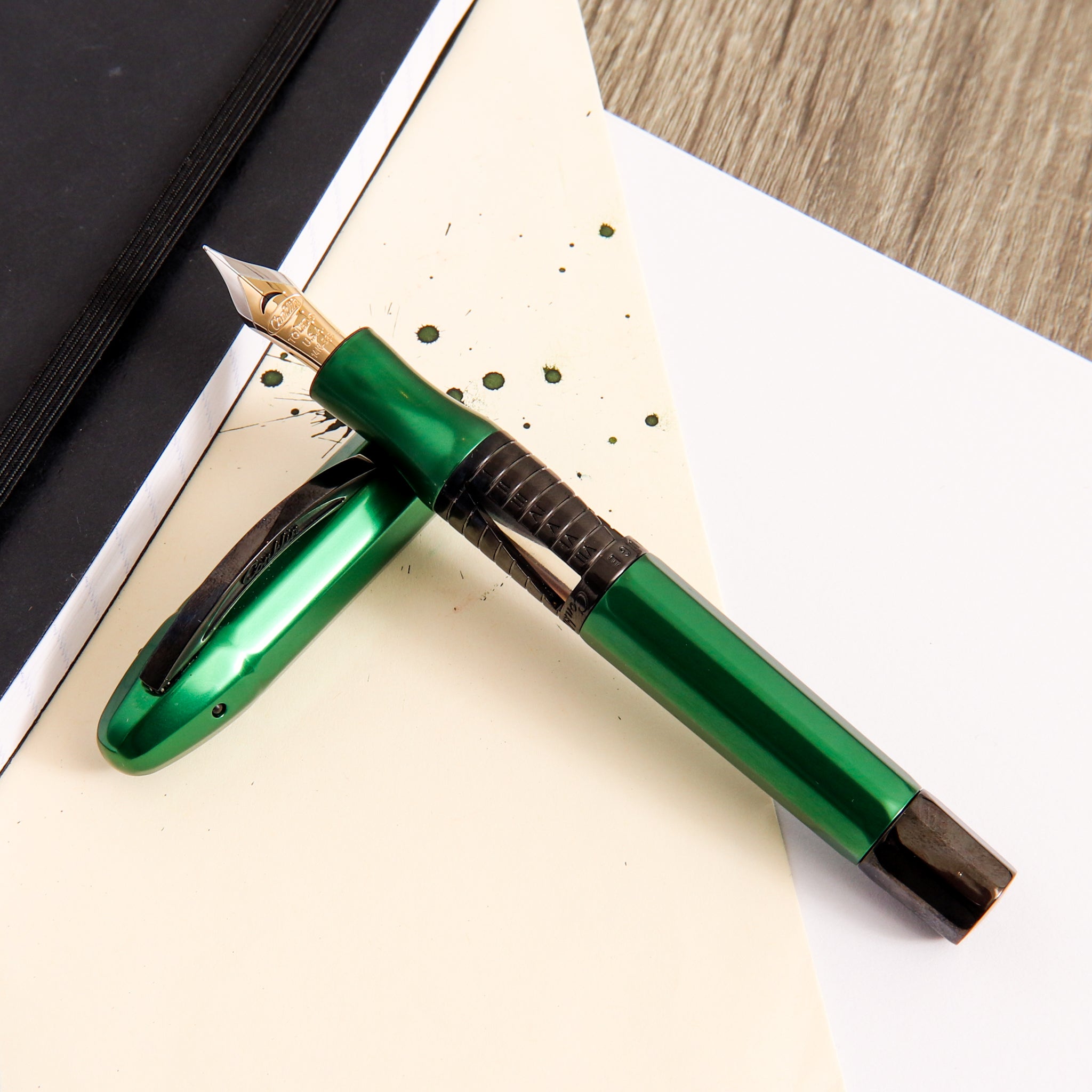 Conklin Nozac Classic 125th Anniversary Green Fountain Pen – Truphae