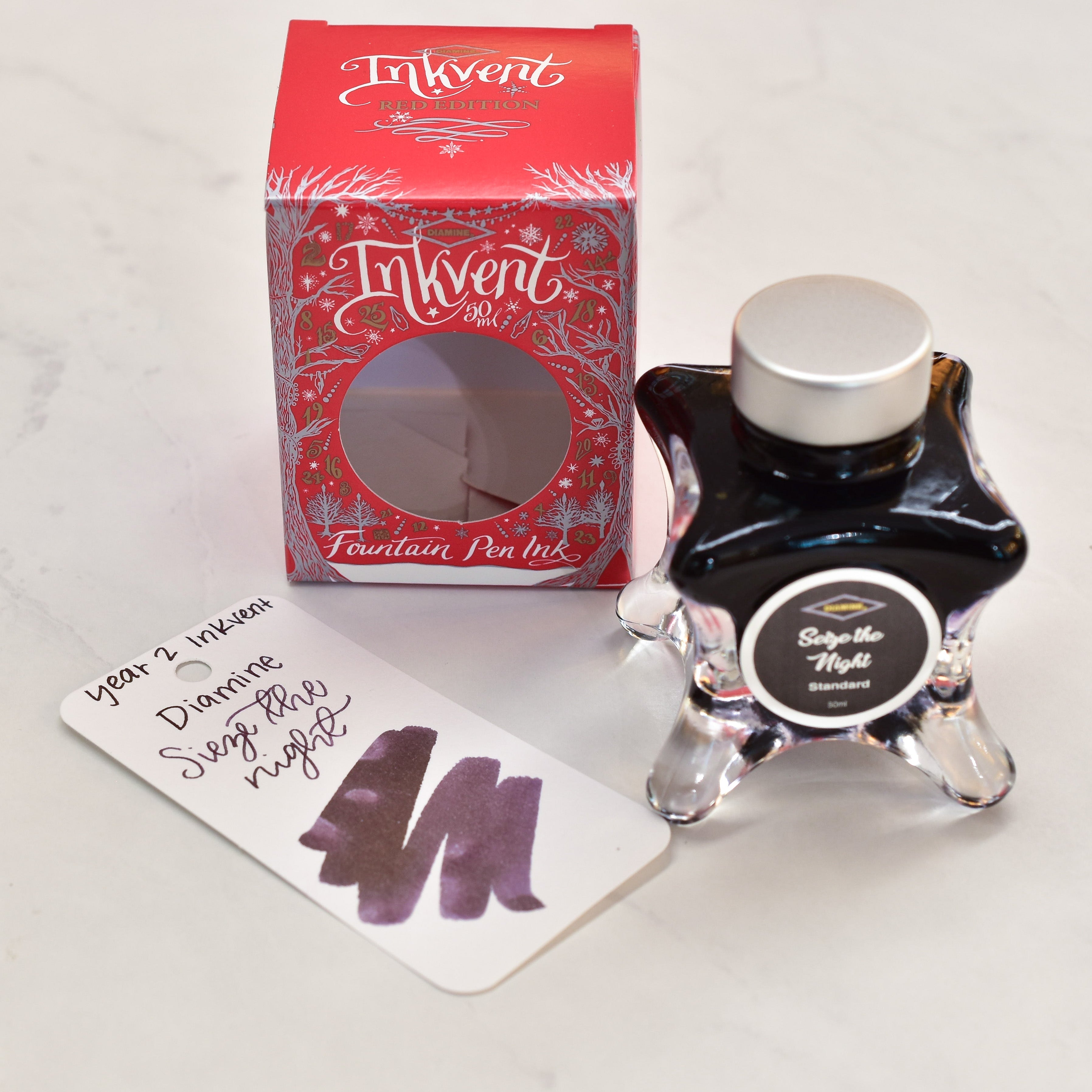 Diamine Inkvent Year 2 Seize the Night Purple Ink – Truphae