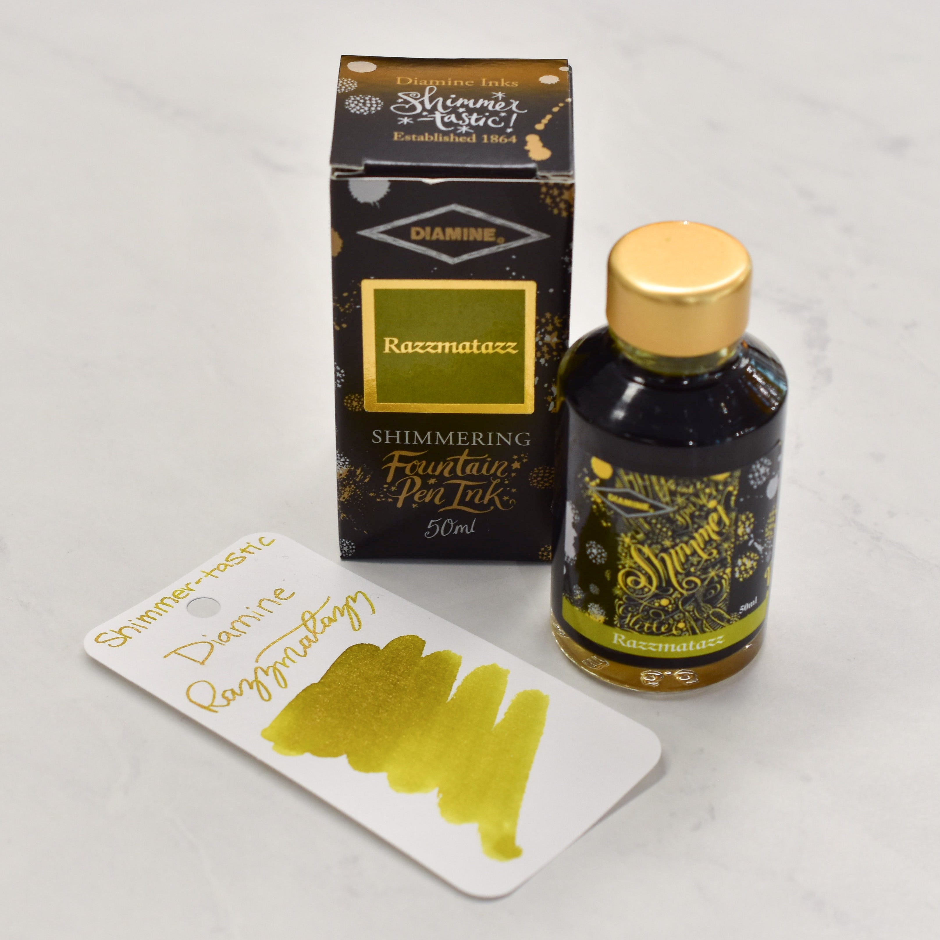Diamine Shimmertastic Ink Bottle - Razzmatazz – Truphae