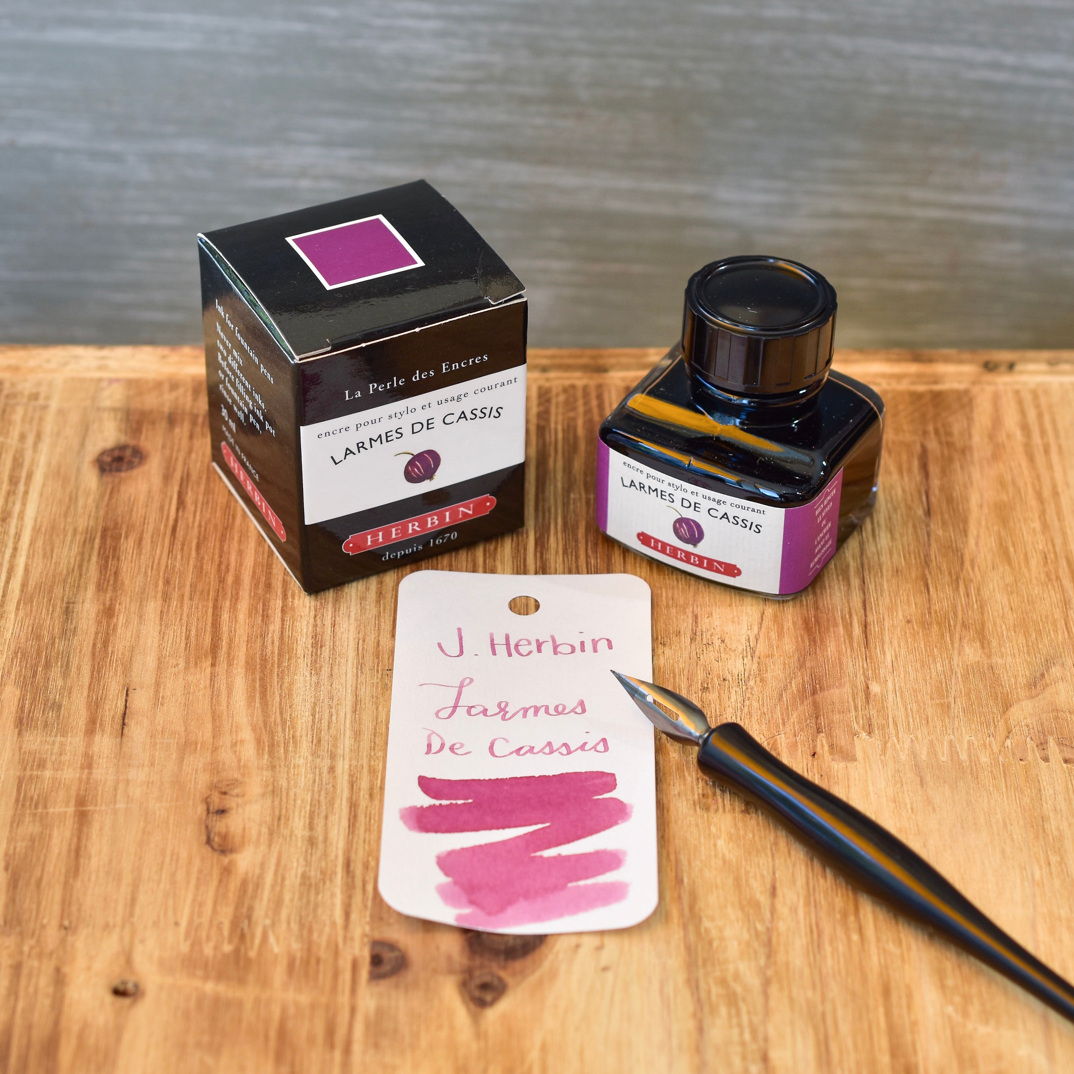 Herbin Larmes De Cassis Ink Bottle Truphae