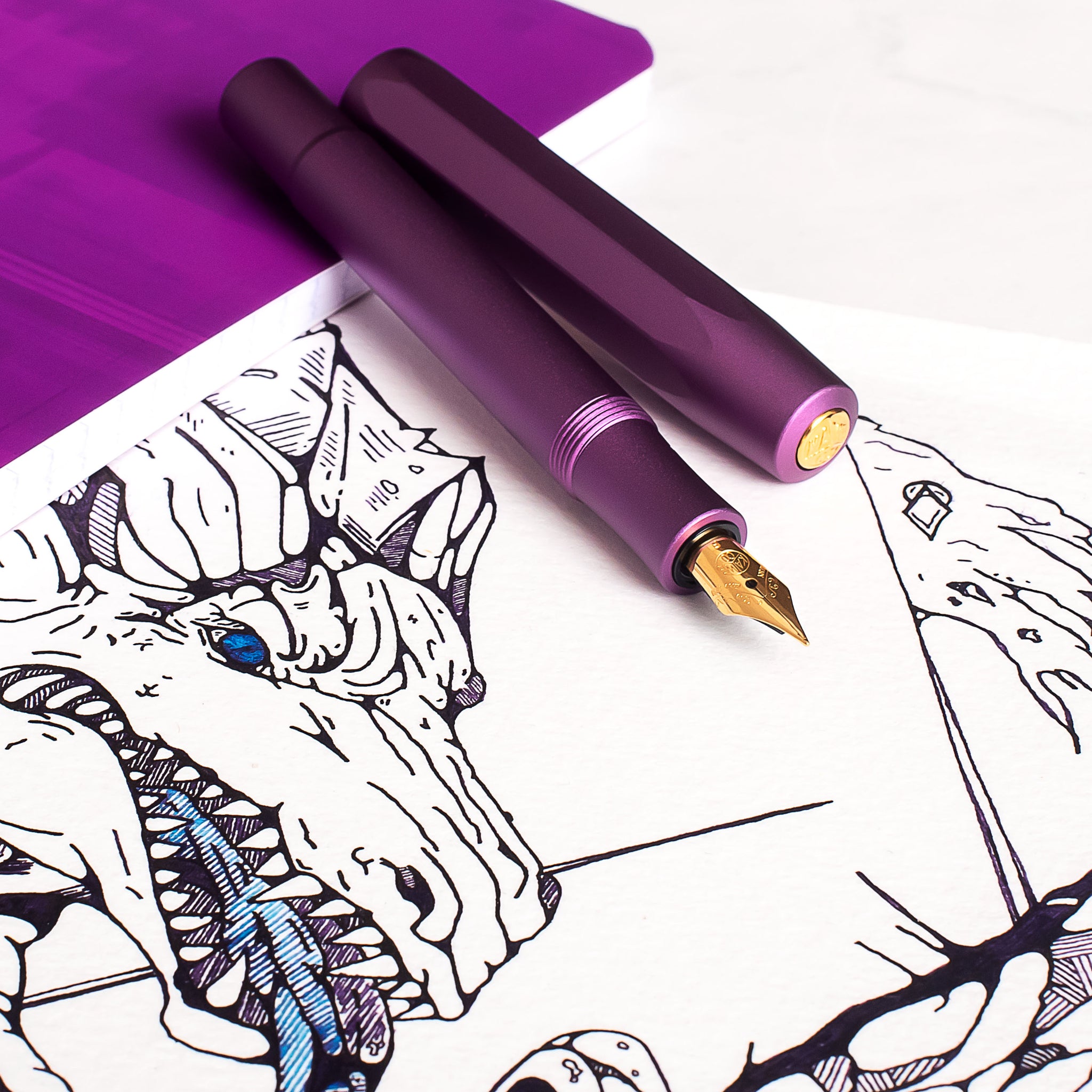 Kaweco AL Sport Vibrant Violet Fountain Pen – Truphae
