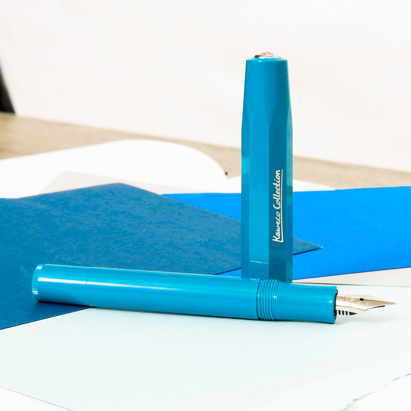 Kaweco Skyline Sport Cyan Collector's Edition Fountain Pen Cartridge Filled Converter Filled