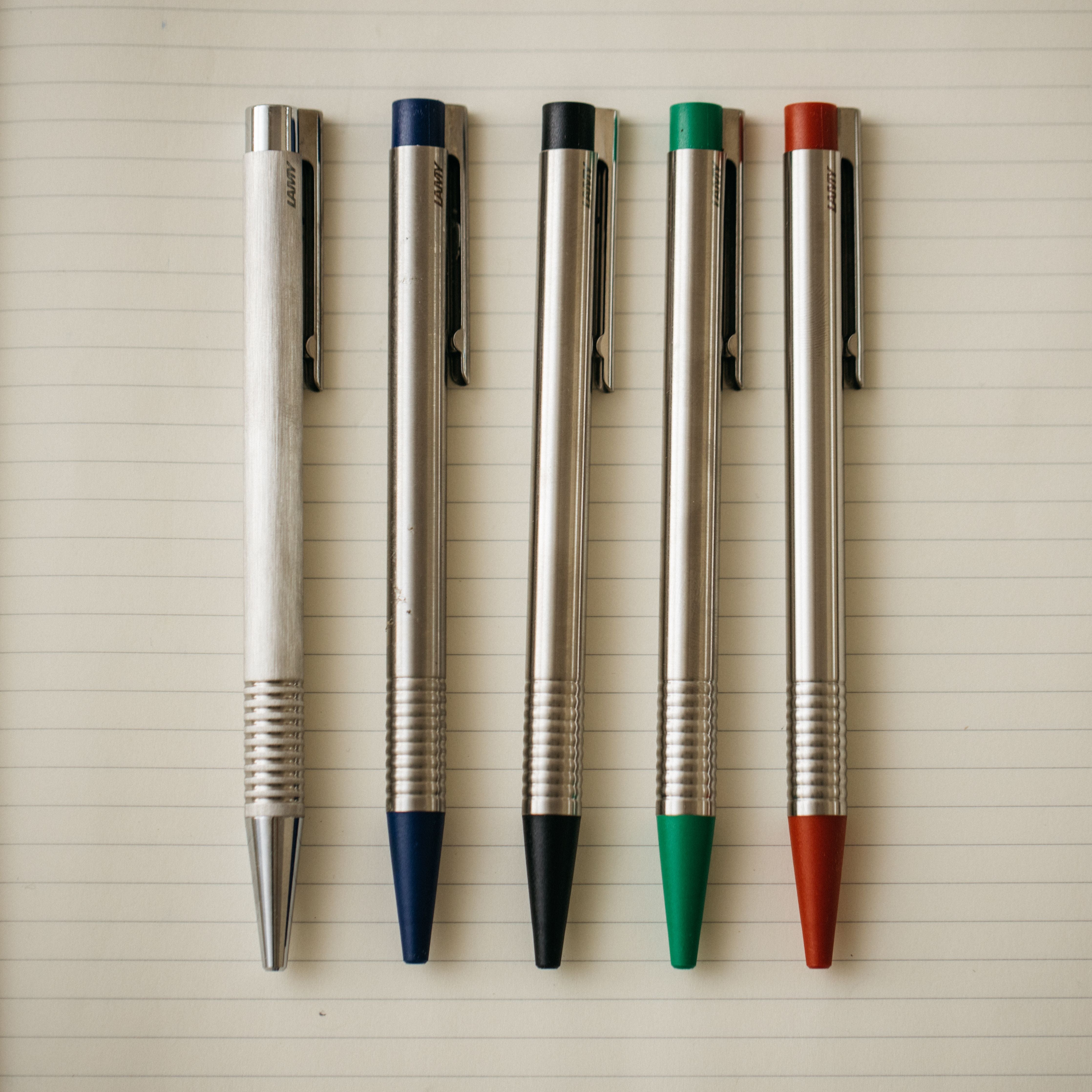 LAMY Logo Stainless Steel Ballpoint Pen | Truphae