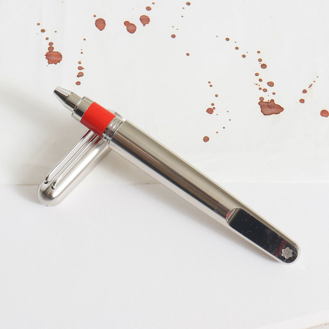 Montblanc M Red Signature Rollerball Pen