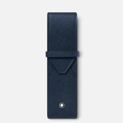 Montblanc Sartorial Ink Blue Two Pen Pouch