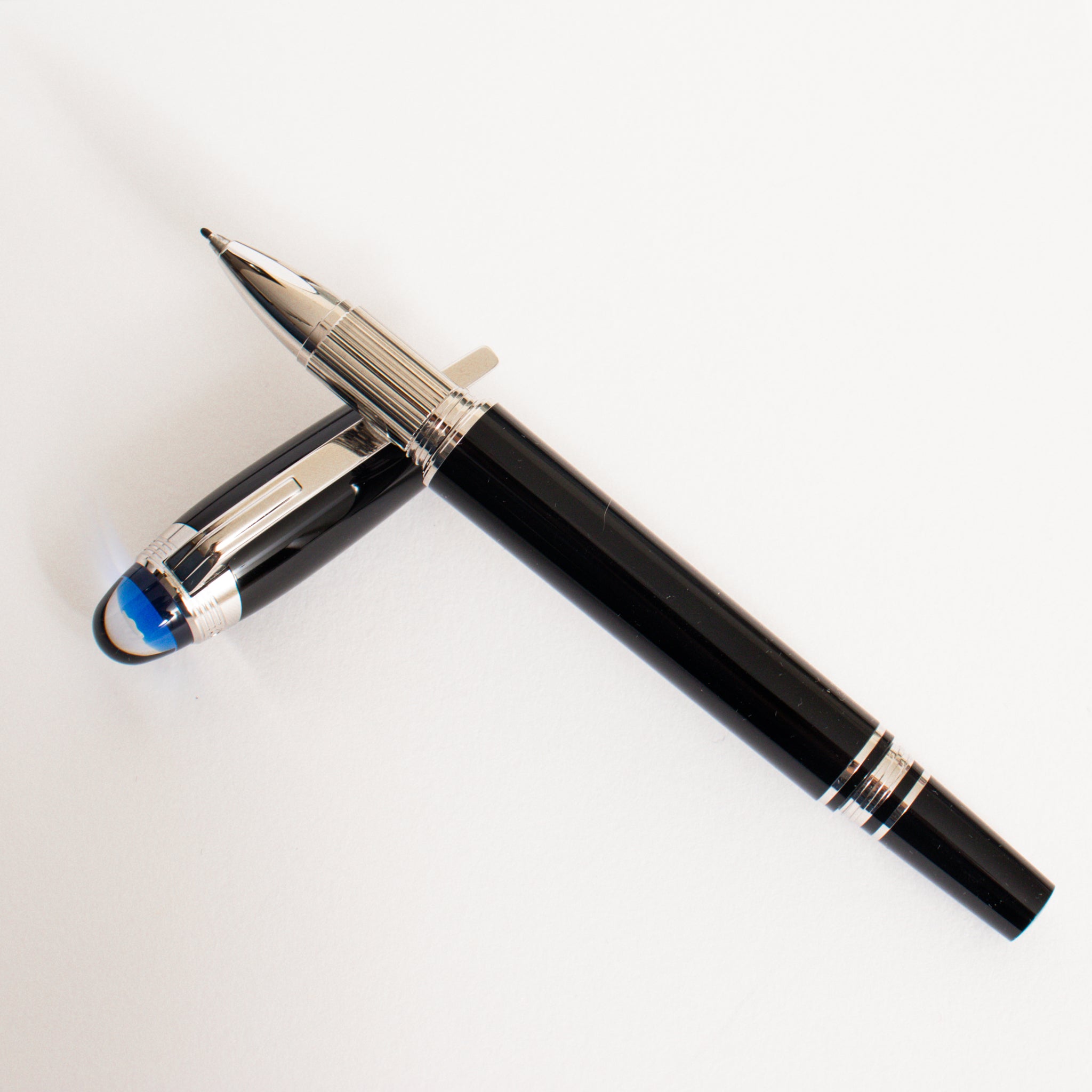 Montblanc Starwalker Black Precious Resin Rollerball Fineliner Pen Truphae