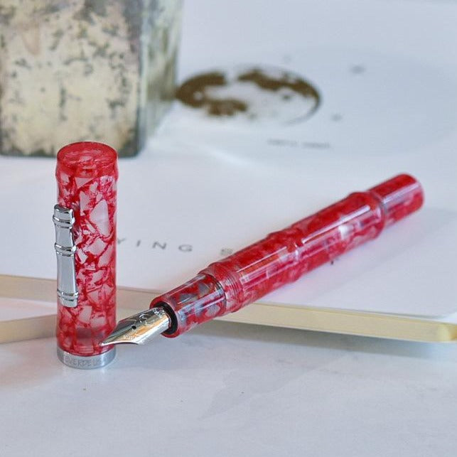MONTEVERDE Bamboo ローラーボー レッド Monteverde Laguna Fountain Pen - Red – Truphae