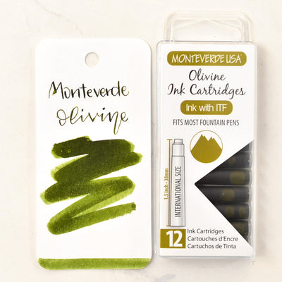Monteverde Olivine Ink Cartridges