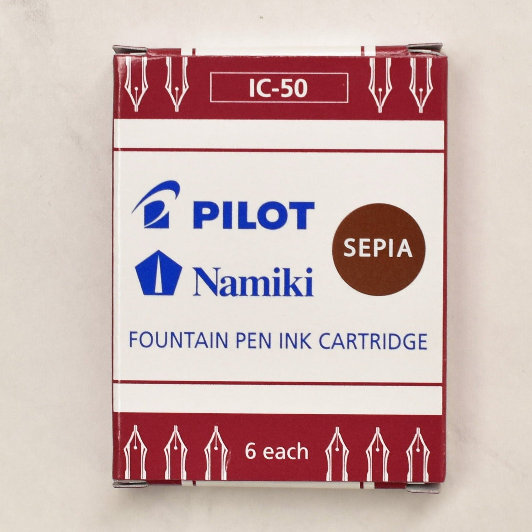 Pilot Namiki Sepia Brown Ink Cartridges – Truphae