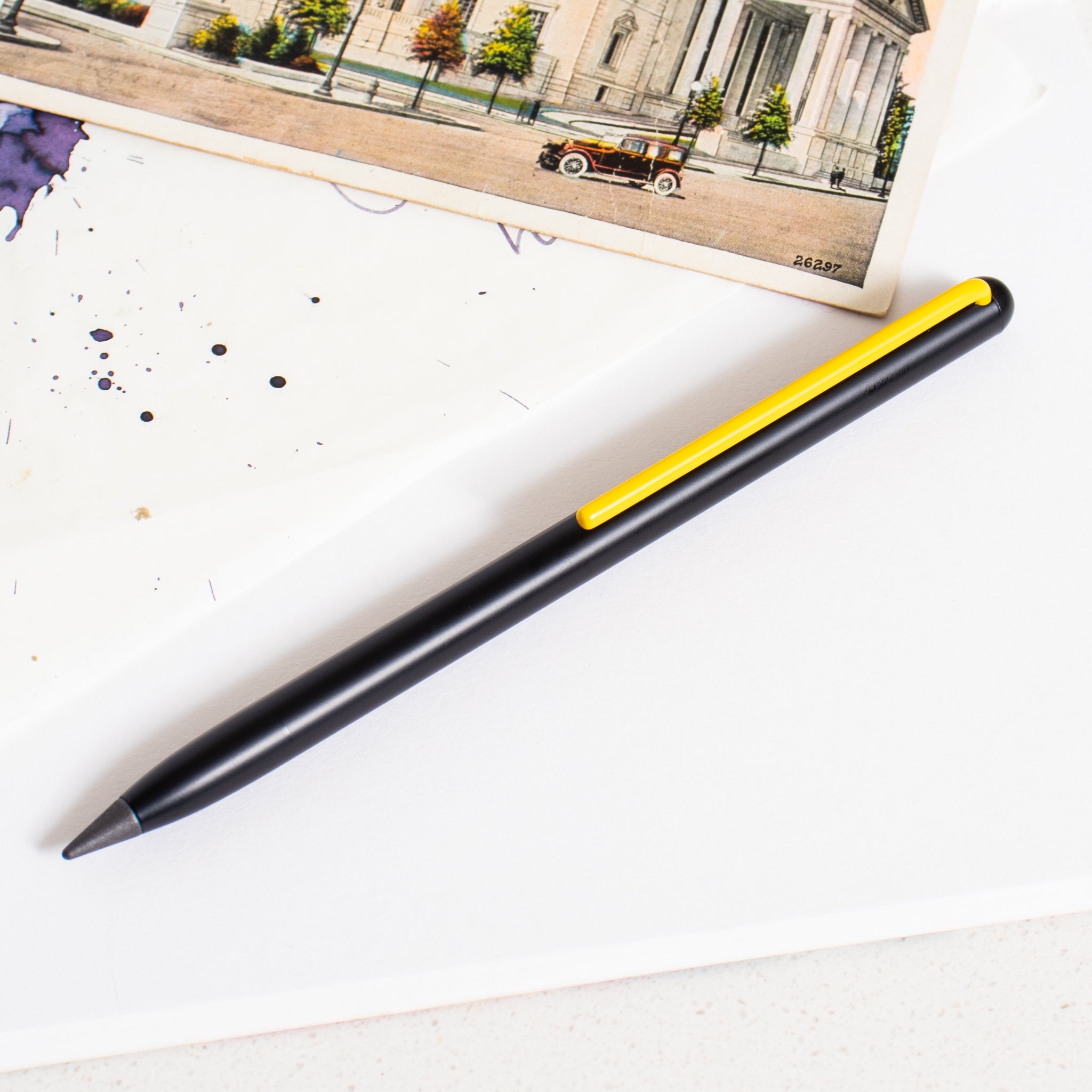 Pininfarina GrafeeX Yellow Clip Graphite Pencil – Truphae