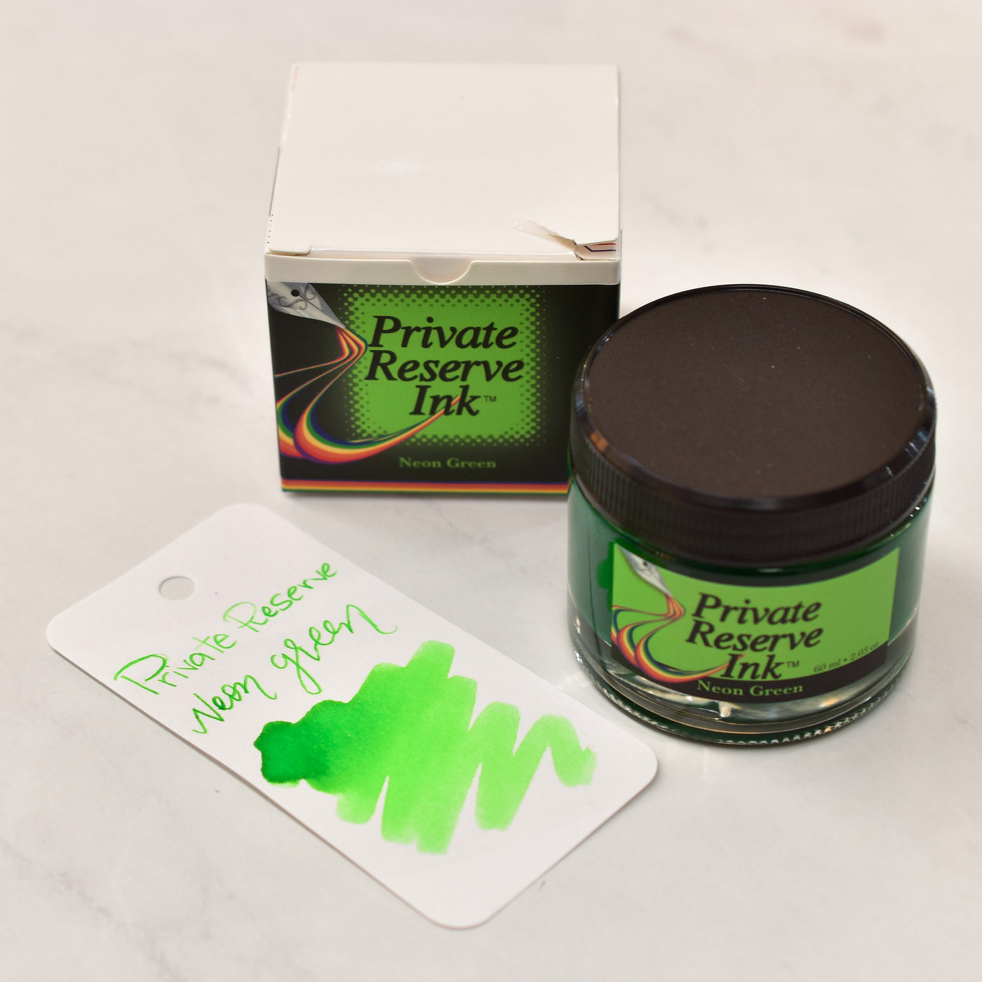 Private Reserve Neon Green Ink Bottle