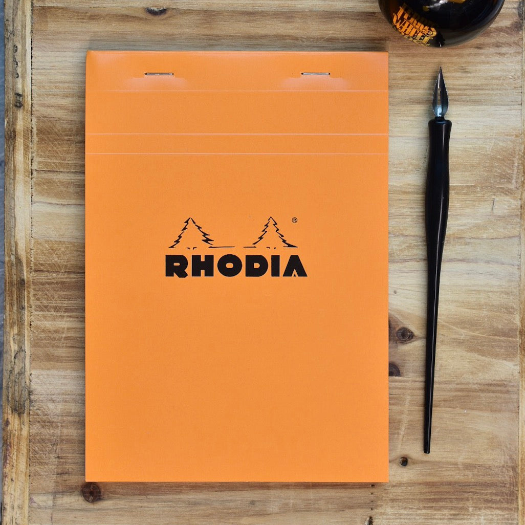 Rhodia No. 16 A5 Orange Graph Notepad – Truphae