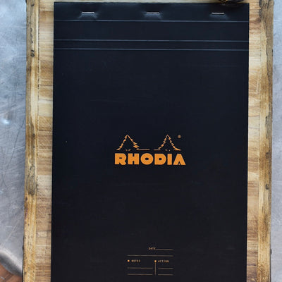 Rhodia No. 19 A4 Black Meeting Book Lined Notepad