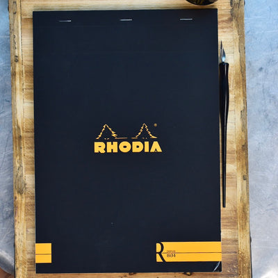 Rhodia No 18 Black Premium Lined Notepad