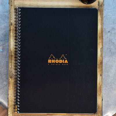 Rhodia 4 Color Black Wirebound Lined Notebook