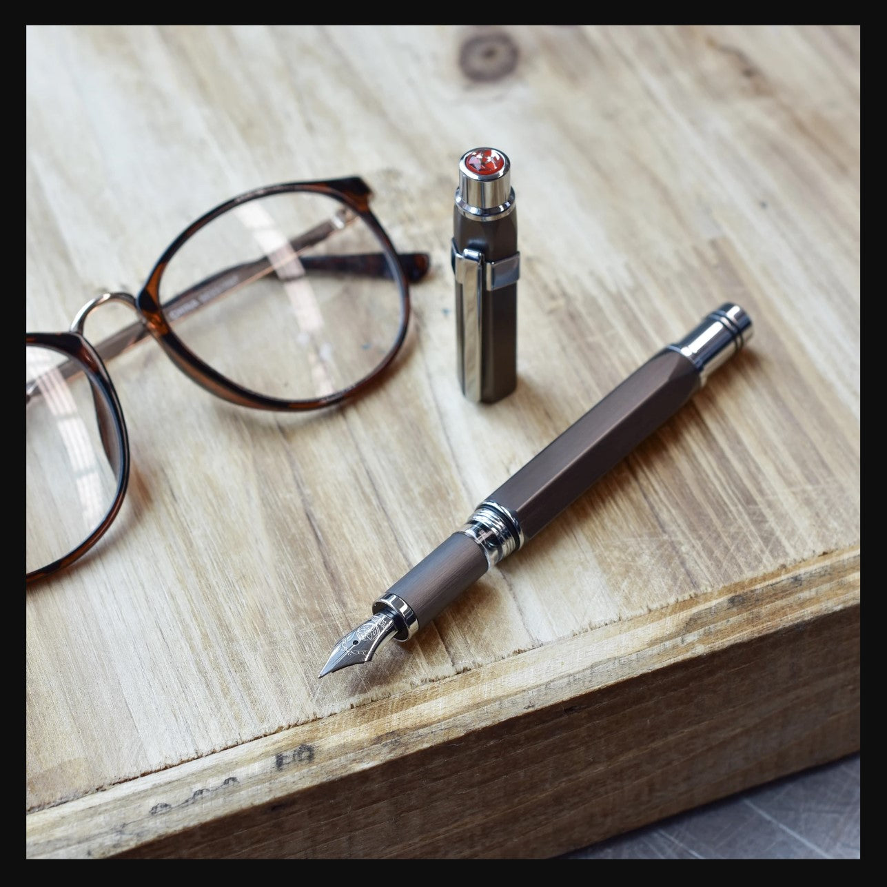 TWSBI Precision Gunmetal Fountain Pen