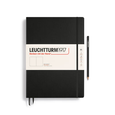 Leuchtturm Master Classic A4+ Plain Notebook - Black
