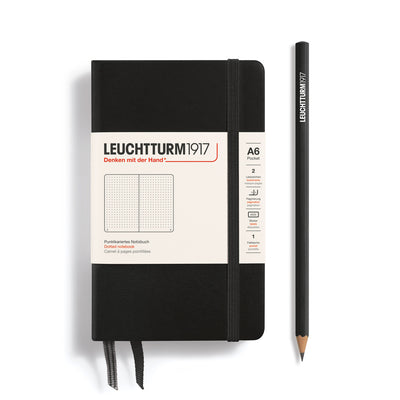 Leuchtturm Pocket A6 Dotted Notebook - Black