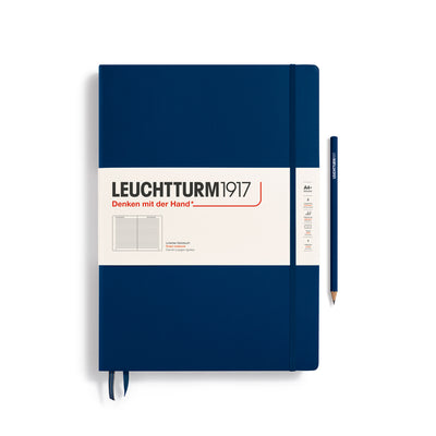Leuchtturm Master Classic A4+ Ruled Notebook - Navy