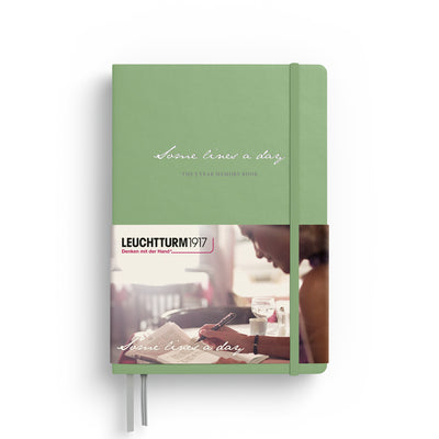 Leuchtturm Some Lines a Day 5 Year Memory Notebook - Sage