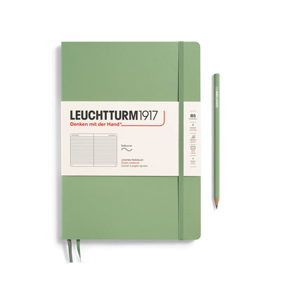 Leuchtturm Softcover Composition B5 Ruled Notebook - Sage