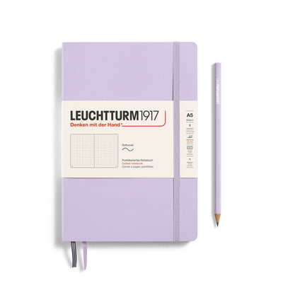 Leuchtturm Softcover Medium A5 Dotted Notebook - Lilac