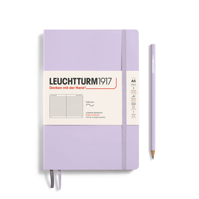 Leuchtturm Softcover Medium A5 Ruled Notebook - Lilac