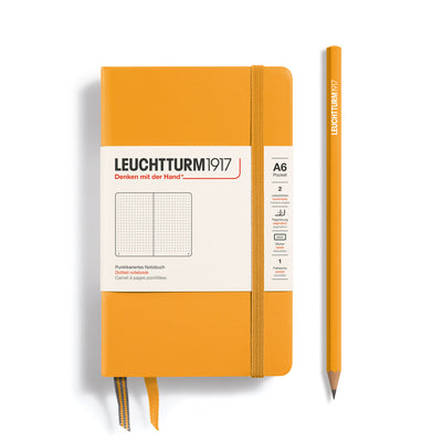 Leuchtturm Pocket A6 Dotted Notebook - Rising Sun