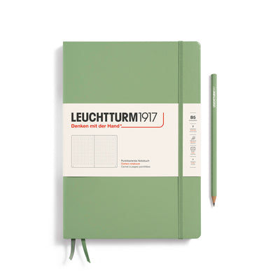Leuchtturm Composition B5 Dotted Notebook - Sage
