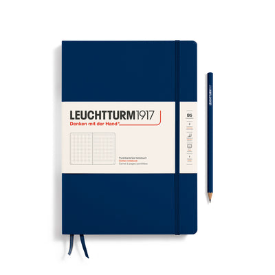 Leuchtturm Composition B5 Dotted Notebook - Navy