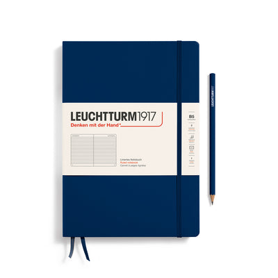 Leuchtturm Composition B5 Ruled Notebook - Navy