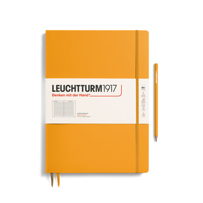 Leuchtturm Master Slim A4+ Ruled Notebook - Rising Sun
